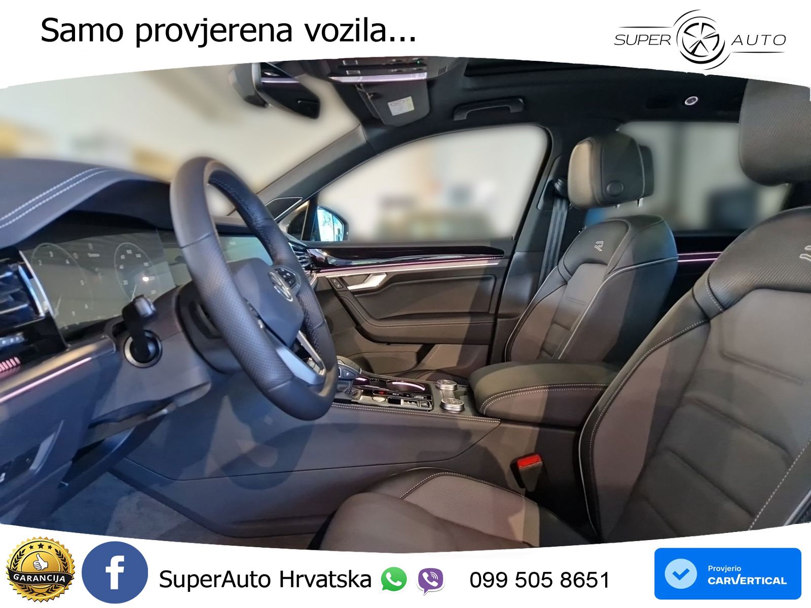 Volkswagen Touareg 3.0 V6 TDI (286 KS) 4MOTION Tiptronic ZRAČNI+ACC+GR SJED+KAM+PANO