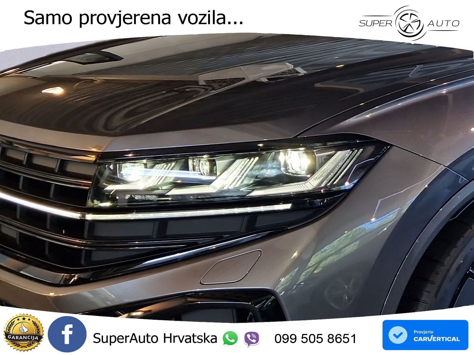 Volkswagen Touareg 3.0 V6 TDI (286 KS) 4MOTION Tiptronic ZRAČNI+ACC+GR SJED+KAM+PANO