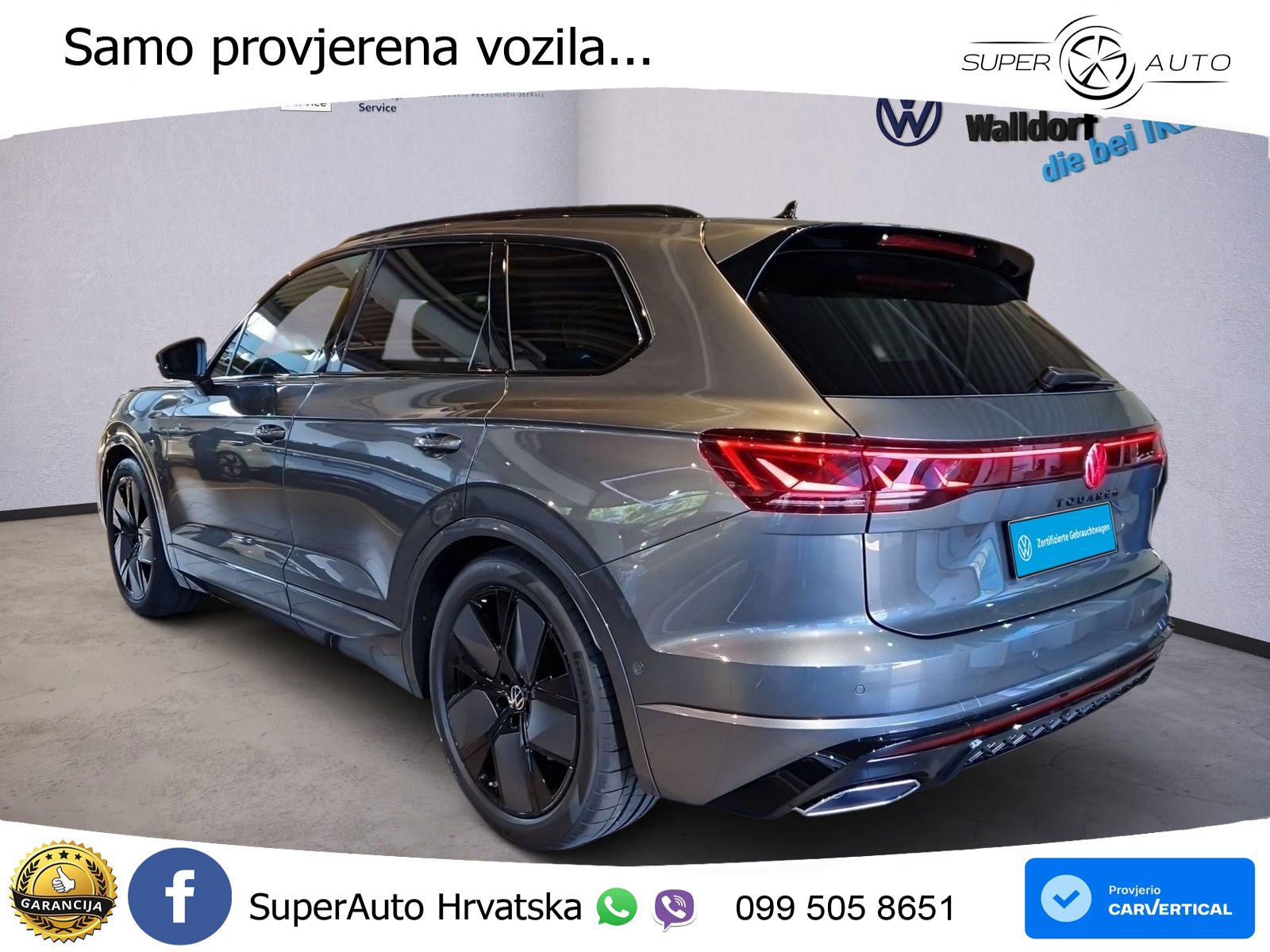 Volkswagen Touareg 3.0 V6 TDI (286 KS) 4MOTION Tiptronic ZRAČNI+ACC+GR SJED+KAM+PANO