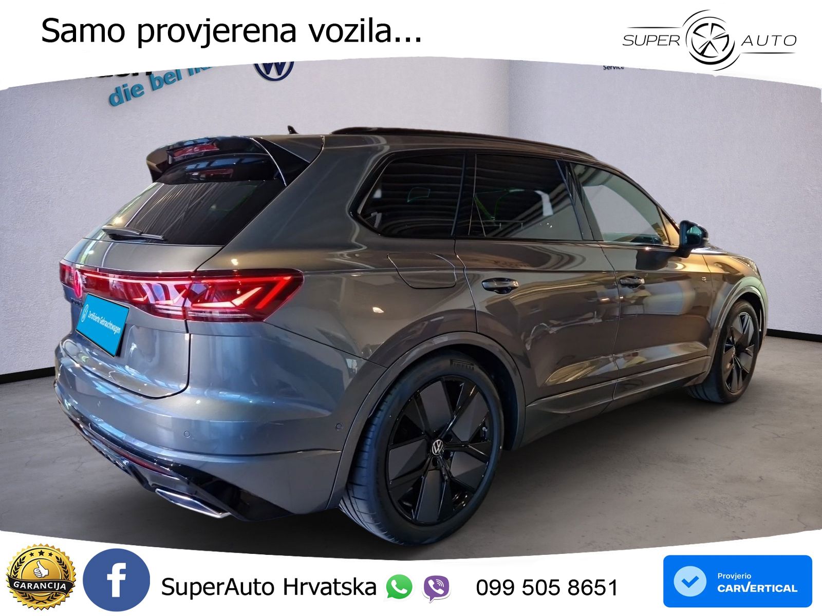 Volkswagen Touareg 3.0 V6 TDI (286 KS) 4MOTION Tiptronic ZRAČNI+ACC+GR SJED+KAM+PANO