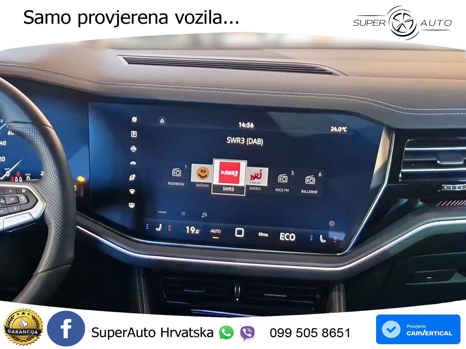 Volkswagen Touareg 3.0 V6 TDI (286 KS) 4MOTION Tiptronic ZRAČNI+ACC+GR SJED+KAM+PANO