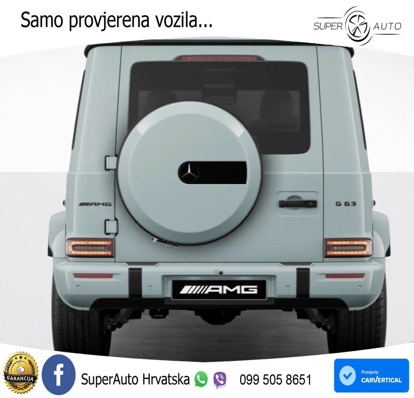 Mercedes AMG G 63 Long V8 (585 KS) 4MATIC 9G-TRONIC AMG SPEEDSHIFT TCT LED+GR SJED+ACC