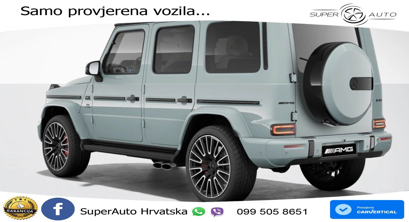 Mercedes AMG G 63 Long V8 (585 KS) 4MATIC 9G-TRONIC AMG SPEEDSHIFT TCT LED+GR SJED+ACC