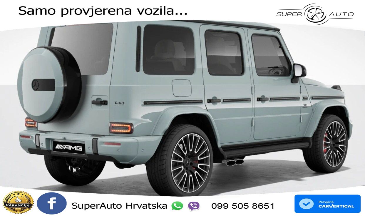 Mercedes AMG G 63 Long V8 (585 KS) 4MATIC 9G-TRONIC AMG SPEEDSHIFT TCT LED+GR SJED+ACC