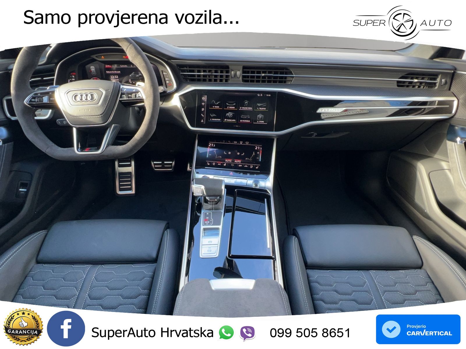 Audi RS6 Avant 4.0 TFSI V8 performance (630 KS)  quattro tiptronic LED+GR SJED+ACC