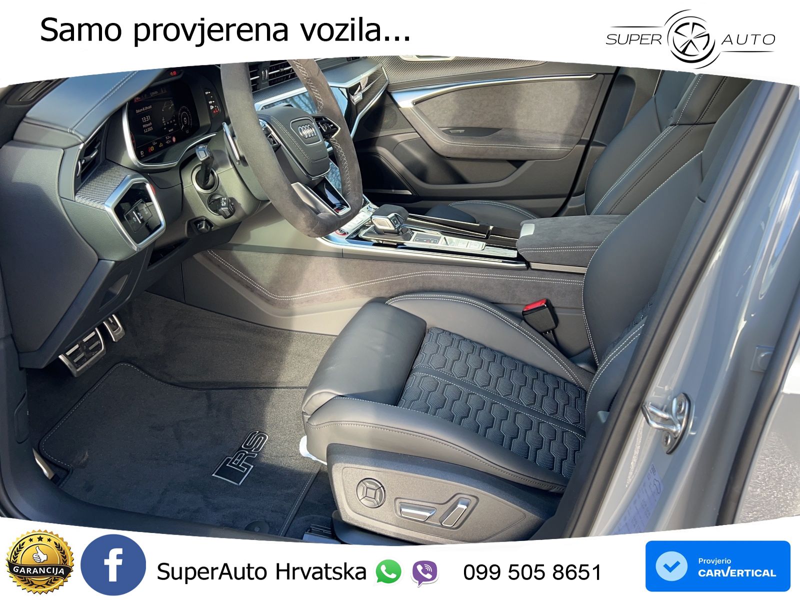 Audi RS6 Avant 4.0 TFSI V8 performance (630 KS)  quattro tiptronic LED+GR SJED+ACC