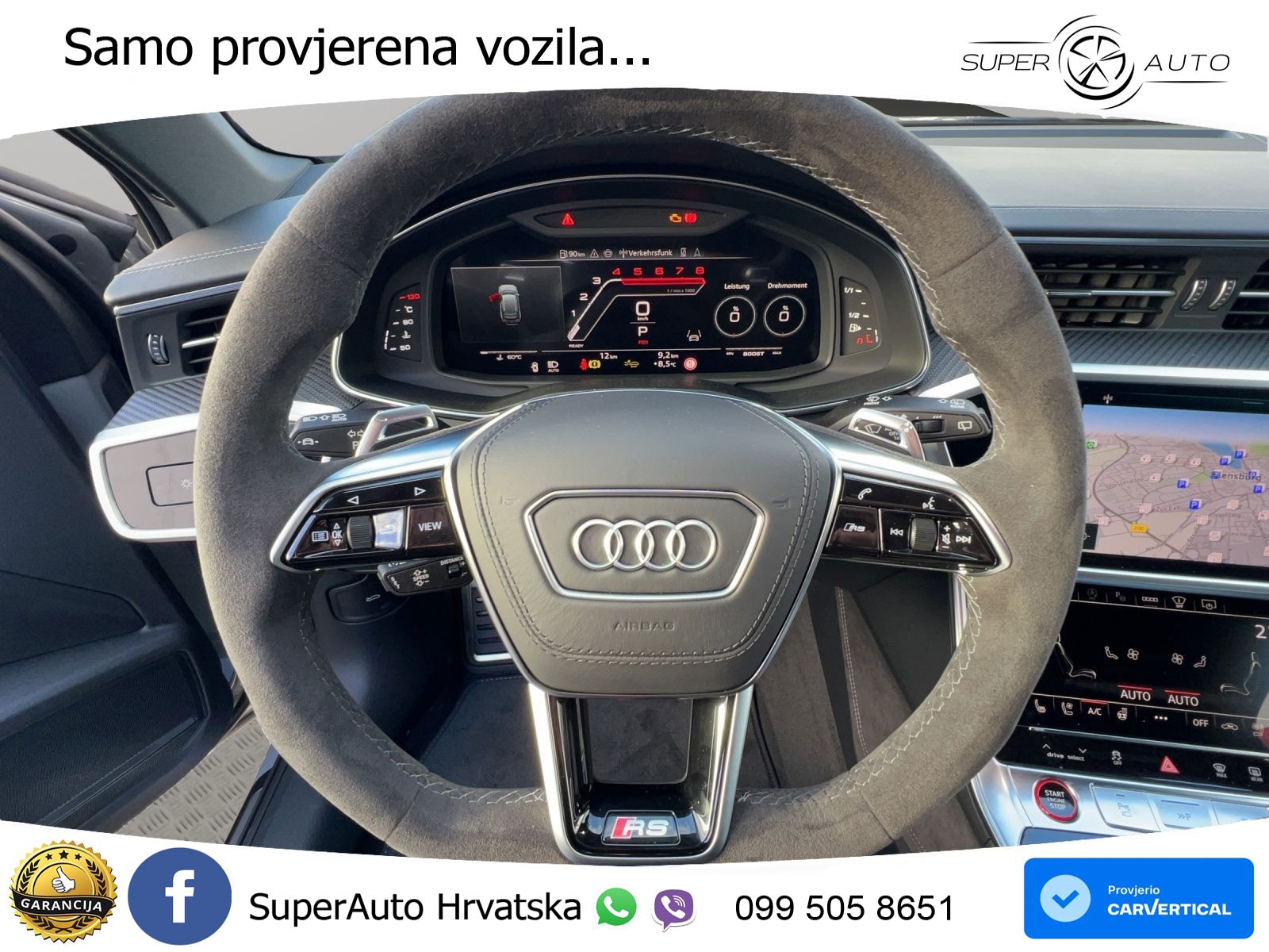 Audi RS6 Avant 4.0 TFSI V8 performance (630 KS)  quattro tiptronic LED+GR SJED+ACC