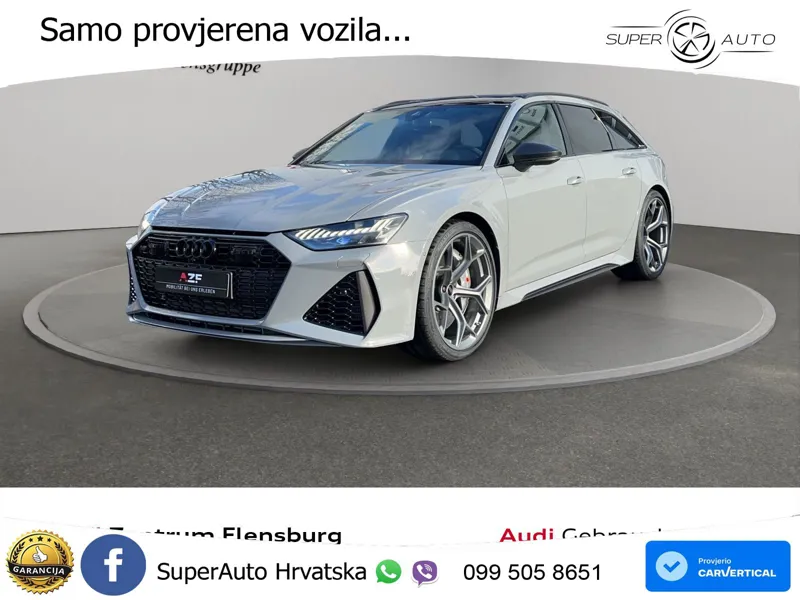 Audi RS6 Avant 4.0 TFSI V8 performance (630 KS)  quattro tiptronic LED+GR SJED+ACC