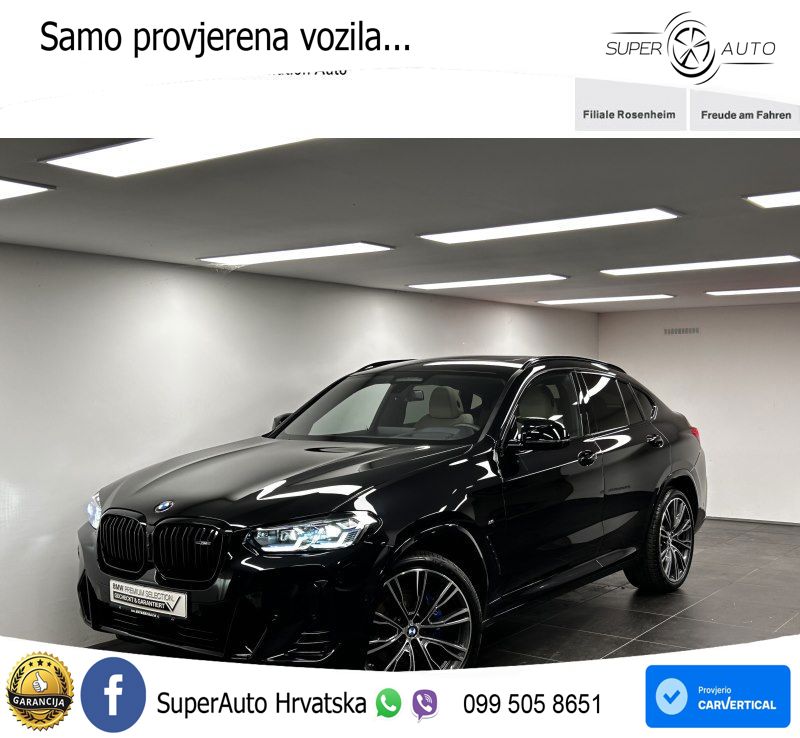 BMW X4 M40d (340 KS) xDrive Steptronic ACC+HEAD+4xGR SJED+360+PANO