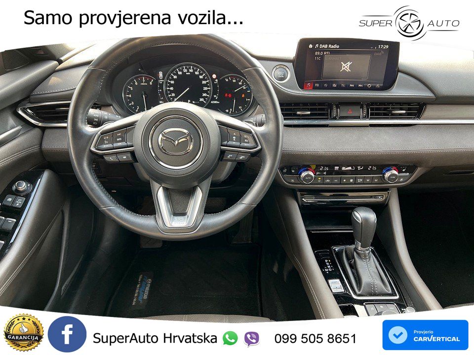 Mazda 6 Sport Combi 2.5 SKYACTIV-G (194 KS) SKYACTIV-Drive MATRIX+GR SJED+KAM