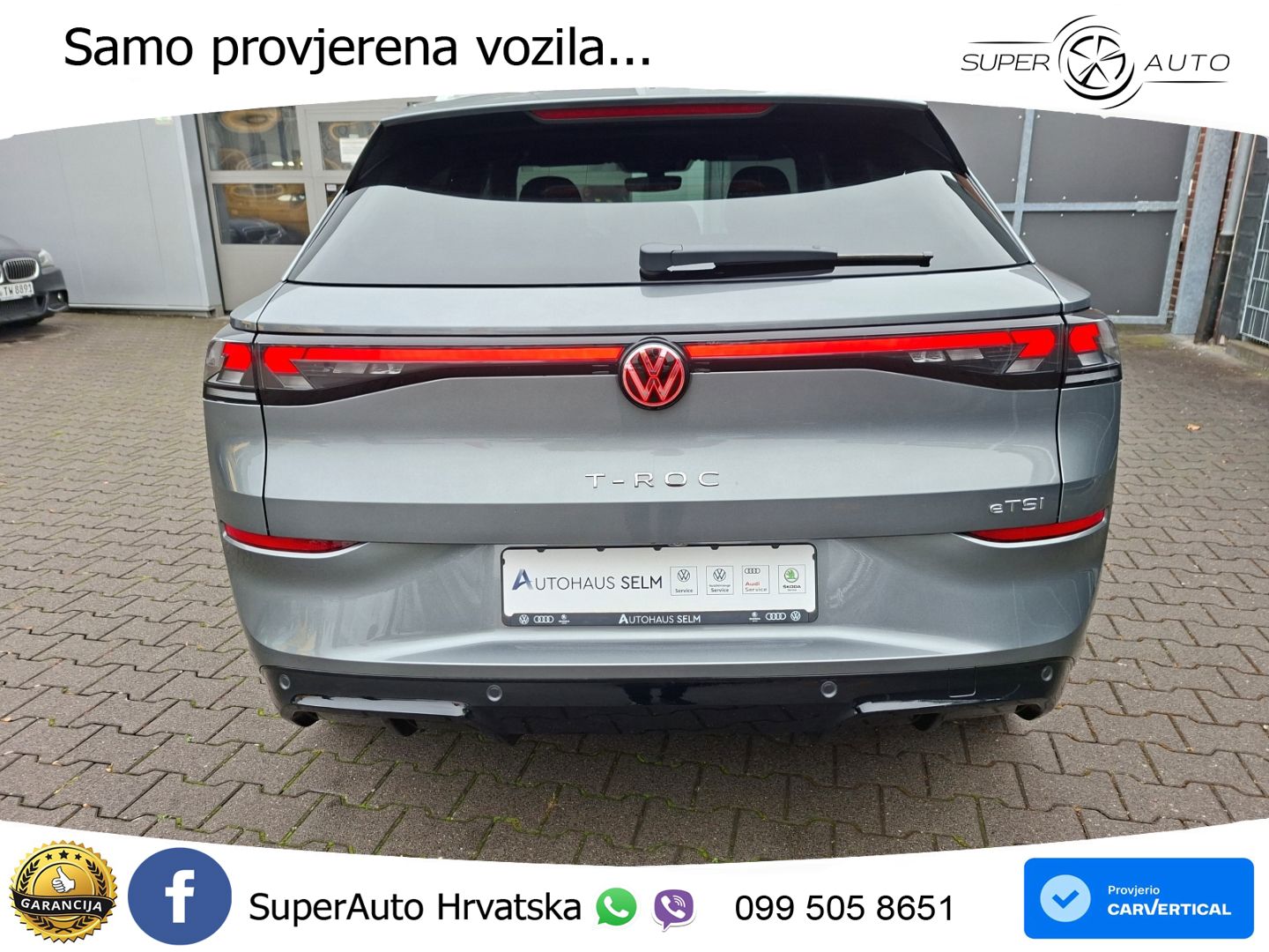 Volkswagen T-Roc 1.5 eTSI (150 KS)  DSG R-Line LED+GR SJED+ACC