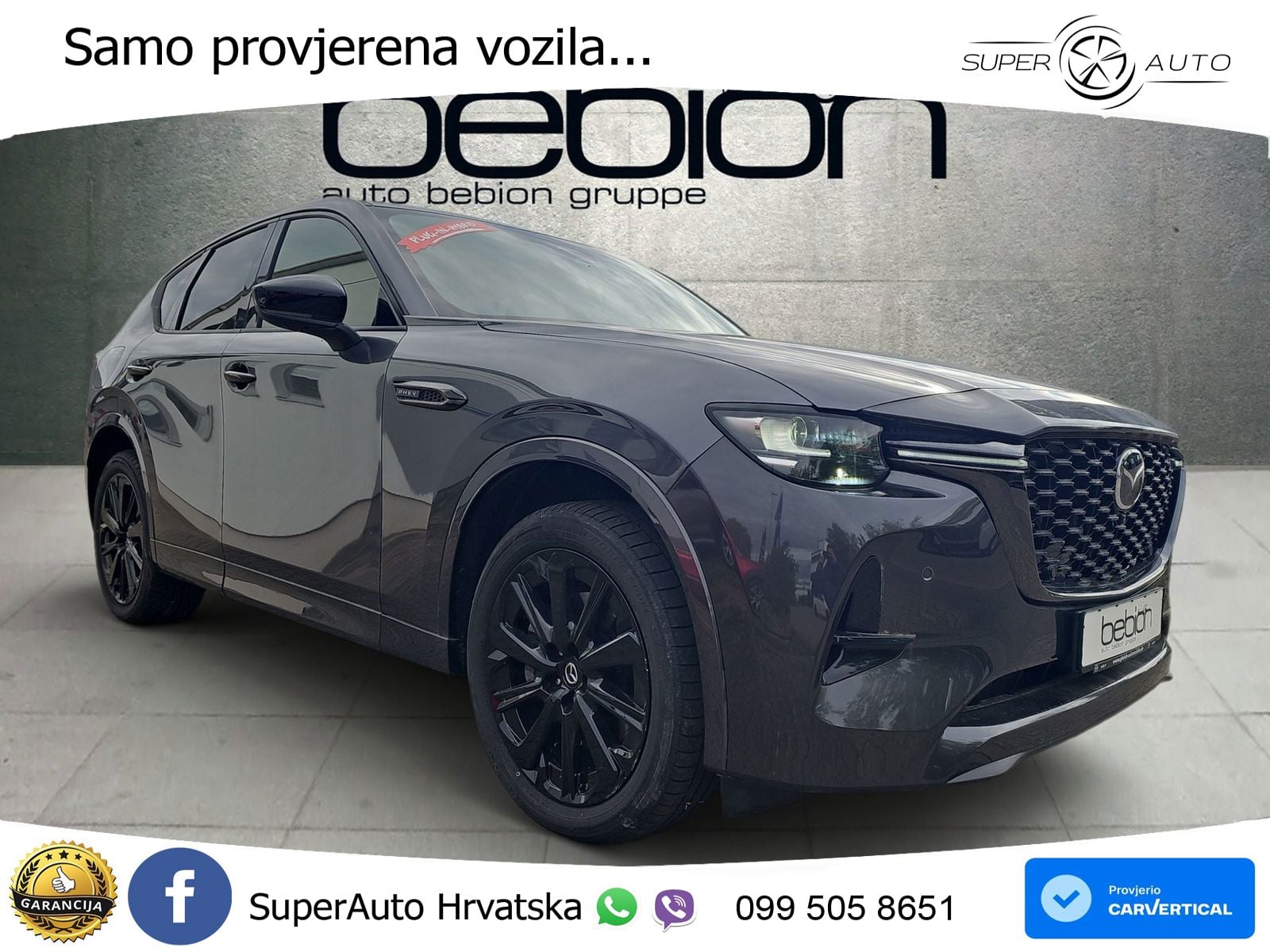 Mazda CX-60 2.5 e-Skyactiv (328 KS) AWD Automatic LED+GR SJED+ACC