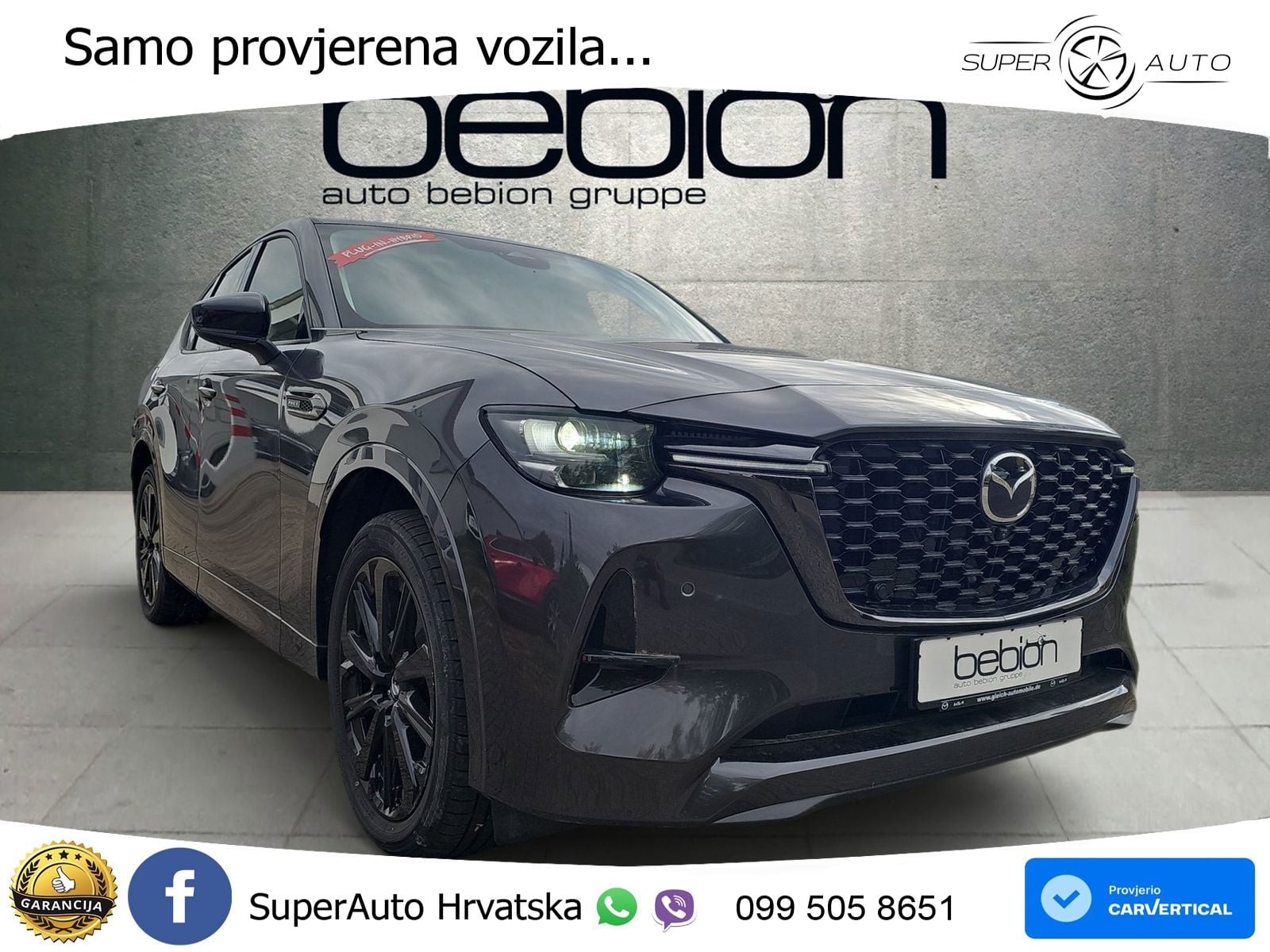 Mazda CX-60 2.5 e-Skyactiv (328 KS) AWD Automatic LED+GR SJED+ACC