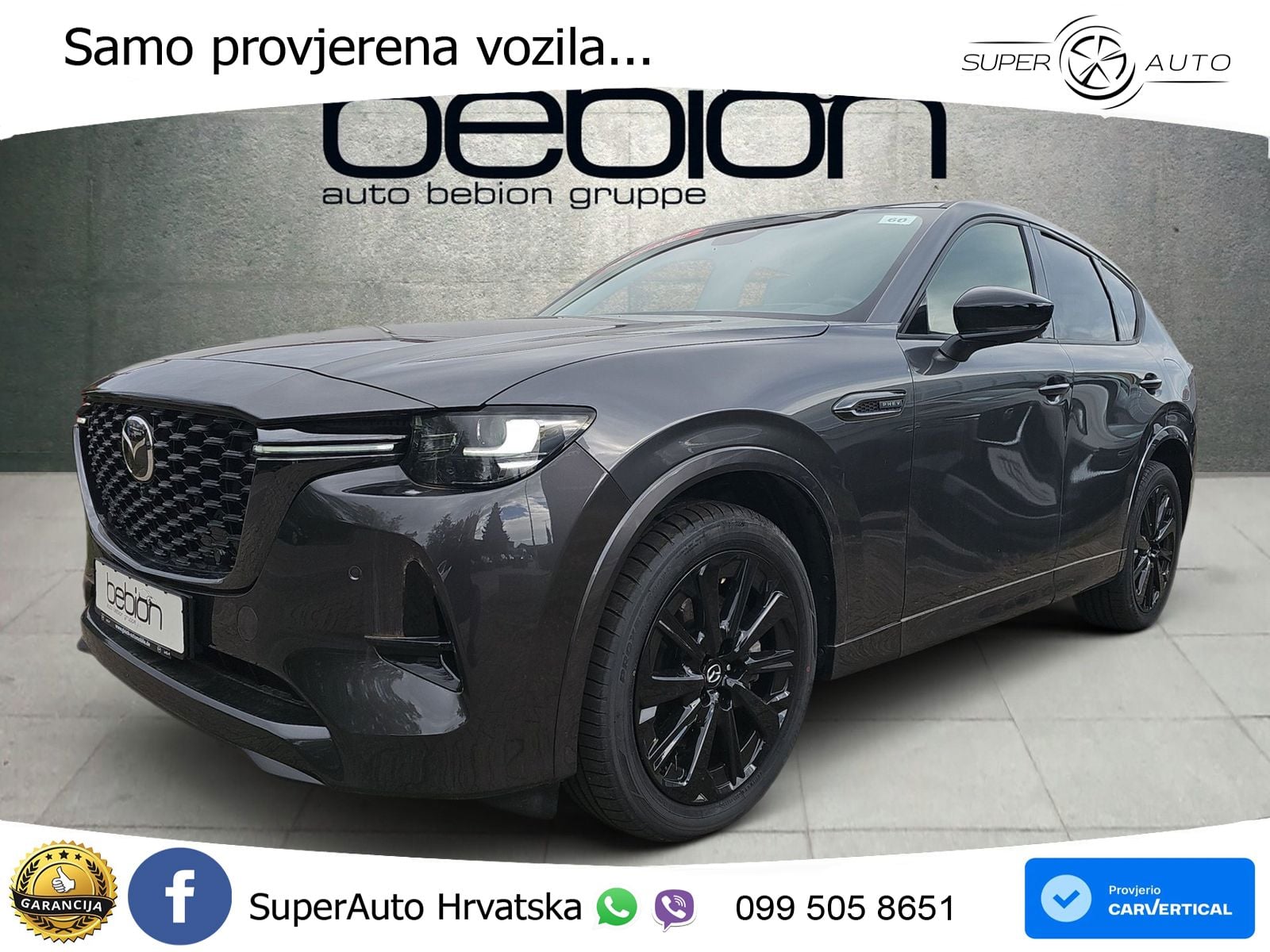 Mazda CX-60 2.5 e-Skyactiv (328 KS) AWD Automatic LED+GR SJED+ACC