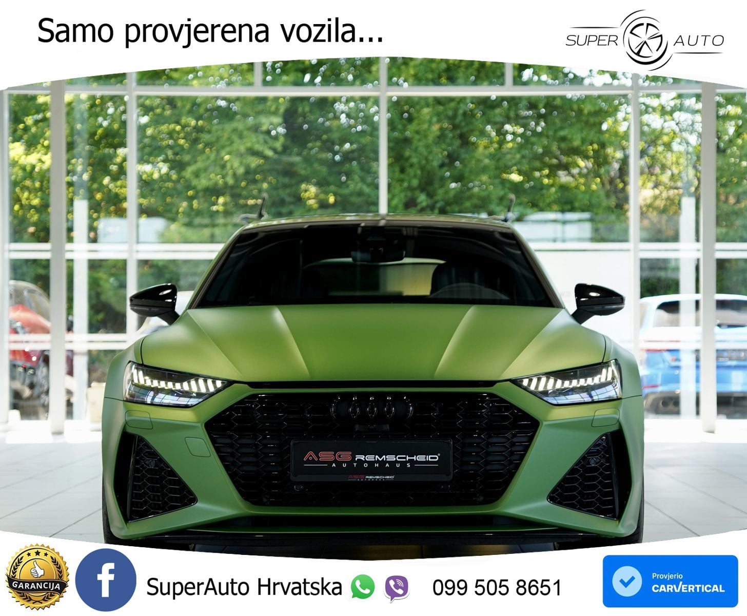 Audi RS7 4.0 TFSI V8 (600 KS) quattro tiptronic MATRIX+GR SJED+KAM