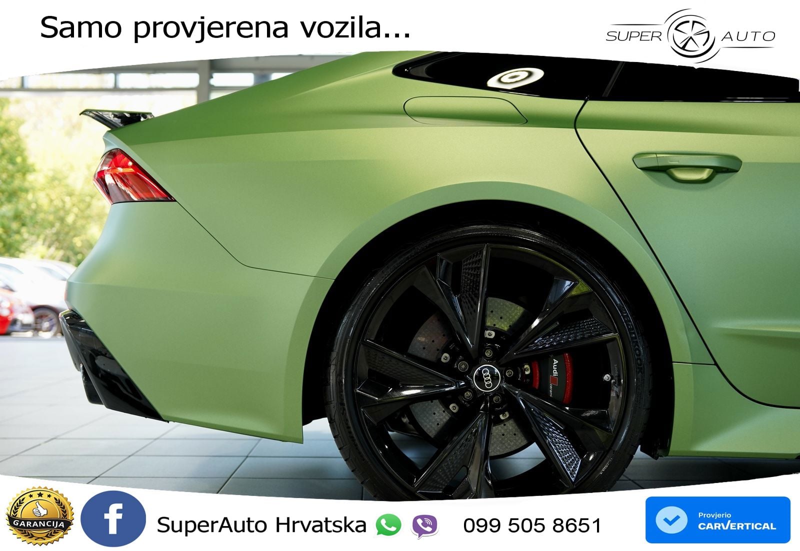 Audi RS7 4.0 TFSI V8 (600 KS) quattro tiptronic MATRIX+GR SJED+KAM