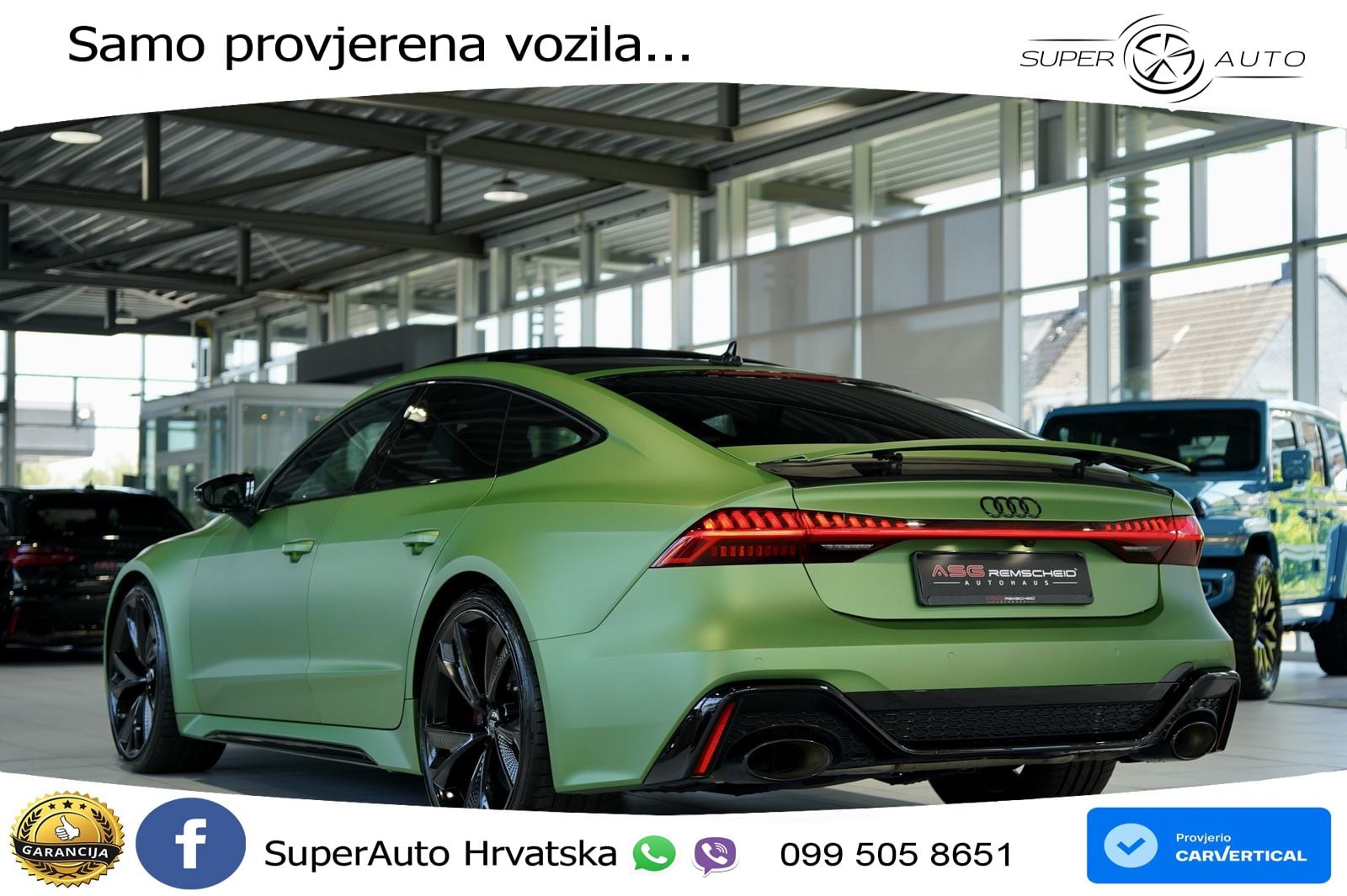 Audi RS7 4.0 TFSI V8 (600 KS) quattro tiptronic MATRIX+GR SJED+KAM