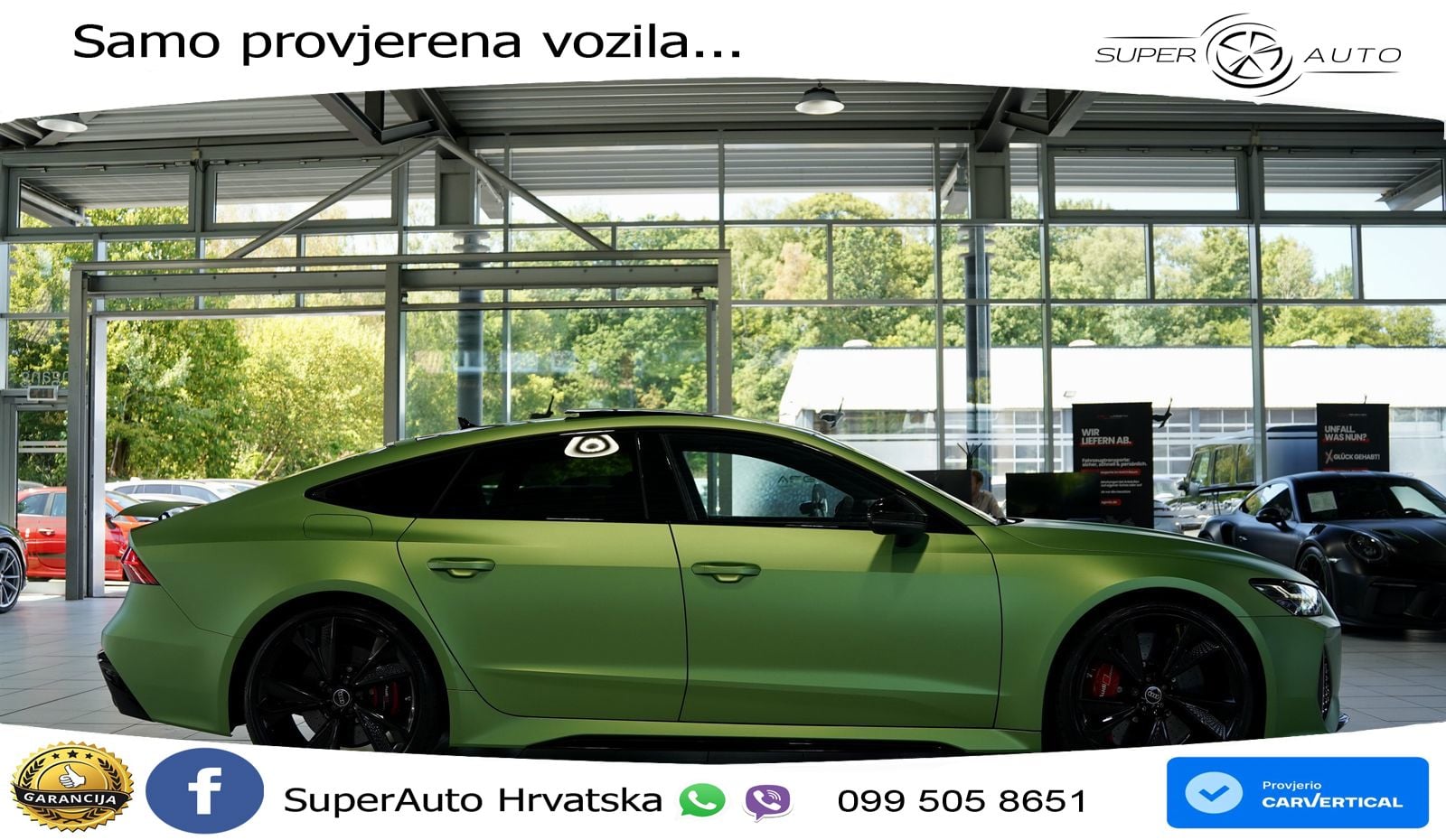Audi RS7 4.0 TFSI V8 (600 KS) quattro tiptronic MATRIX+GR SJED+KAM
