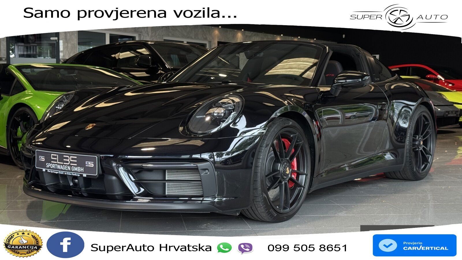 Porsche 911 Targa 4 GTS 3.0 (480 KS) PDK MATRIX+GR SJED+KAM