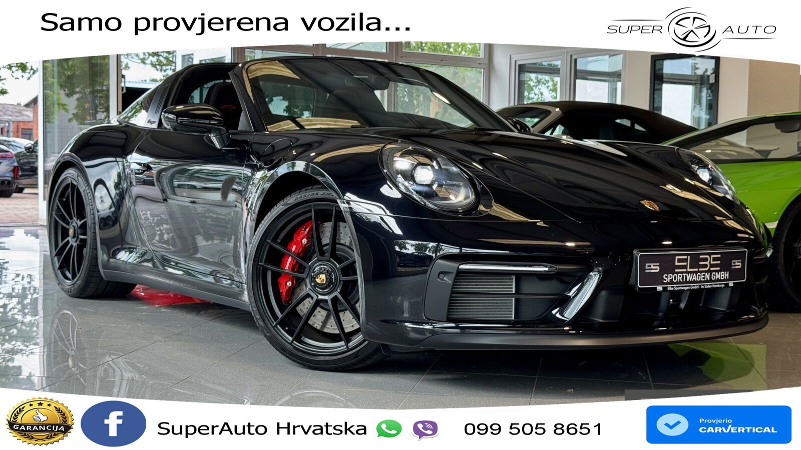 Porsche 911 Targa 4 GTS 3.0 (480 KS) PDK MATRIX+GR SJED+KAM