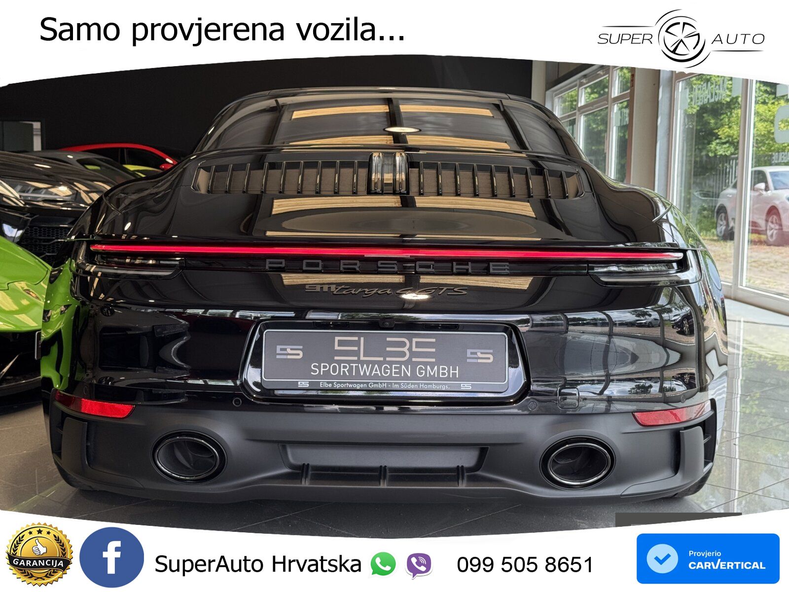 Porsche 911 Targa 4 GTS 3.0 (480 KS) PDK MATRIX+GR SJED+KAM