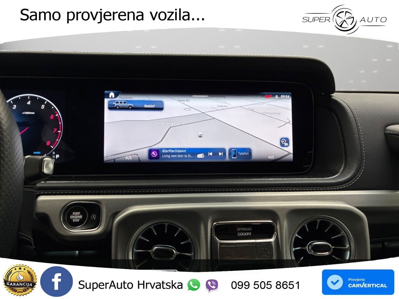 Mercedes G 500 Long (449 KS) 4MATIC 9G-TRONIC Exclusive LED+ACC