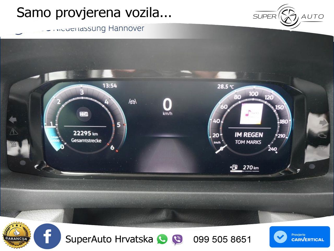 Volkswagen Crafter Kasten lang AHK App-Connect Klima Kamera 177 KS