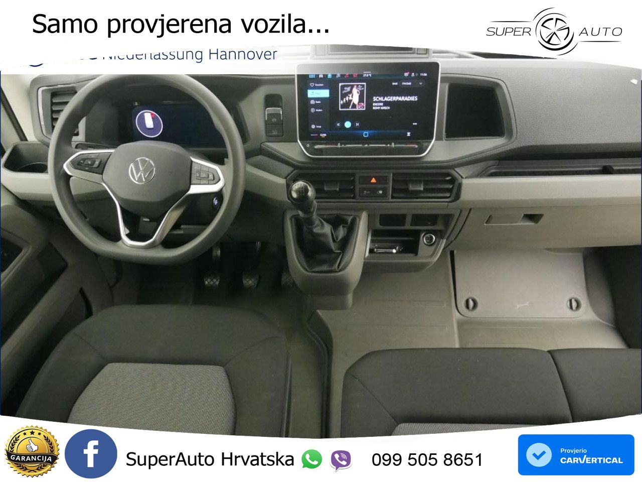 Volkswagen Crafter Kasten lang AHK App-Connect Klima Kamera 177 KS