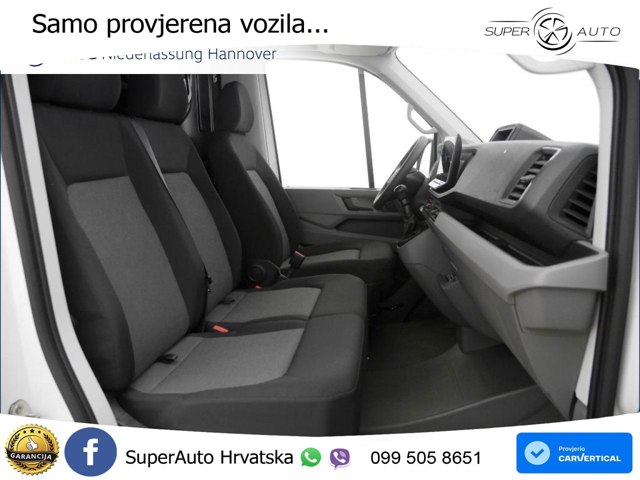 Volkswagen Crafter Kasten lang AHK App-Connect Klima Kamera 177 KS