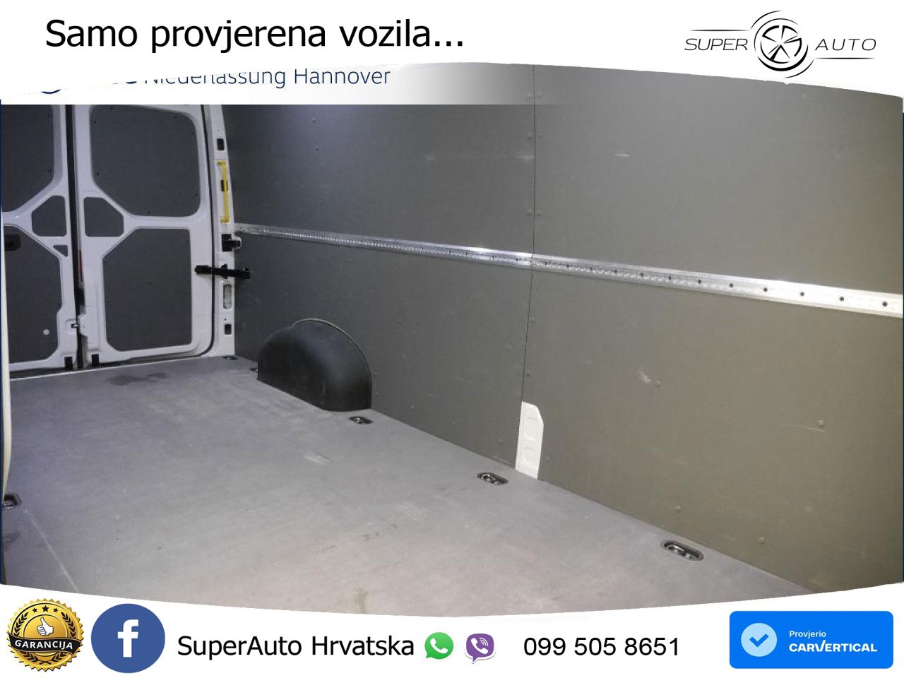 Volkswagen Crafter Kasten lang AHK App-Connect Klima Kamera 177 KS