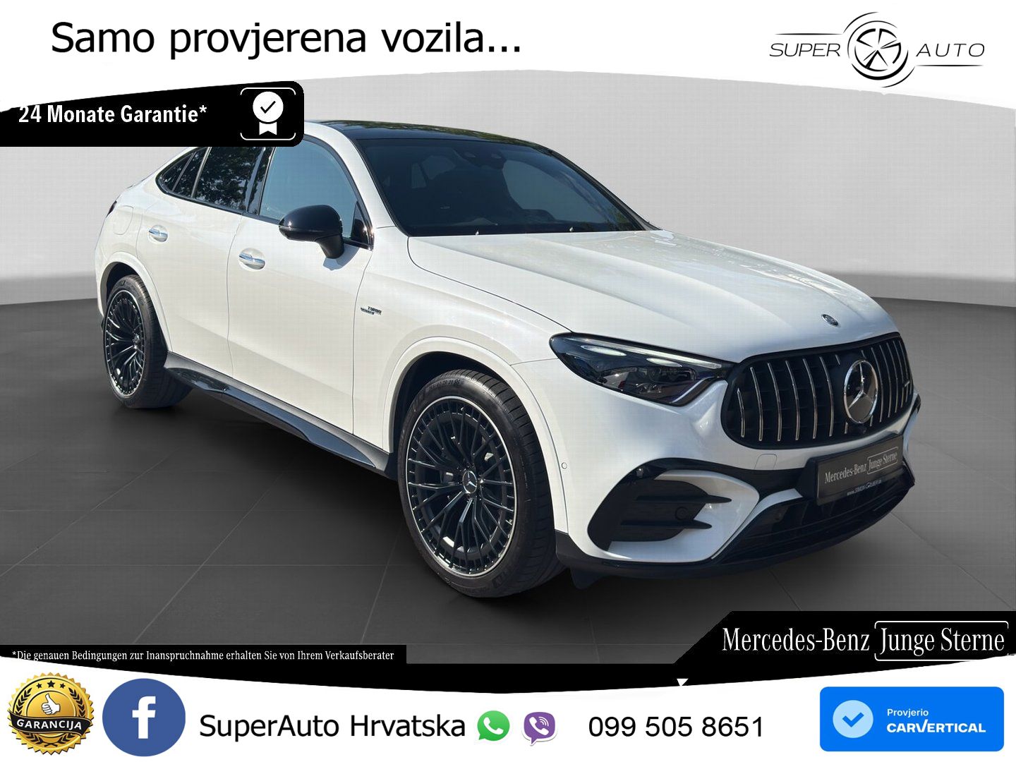 Mercedes GLC Coupe AMG GLC 43 (421 KS) 4MATIC AMG SPEEDSHIFT MCT 9G ACC+HEAD+4xGR SJED+360+PANO