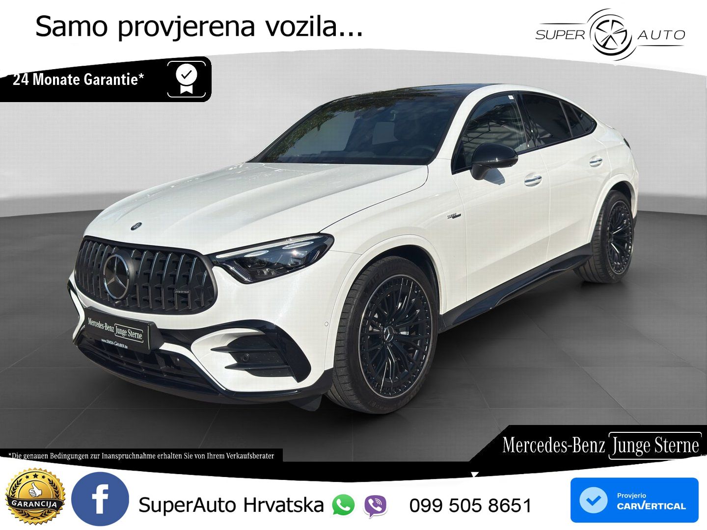 Mercedes GLC Coupe AMG GLC 43 (421 KS) 4MATIC AMG SPEEDSHIFT MCT 9G ACC+HEAD+4xGR SJED+360+PANO