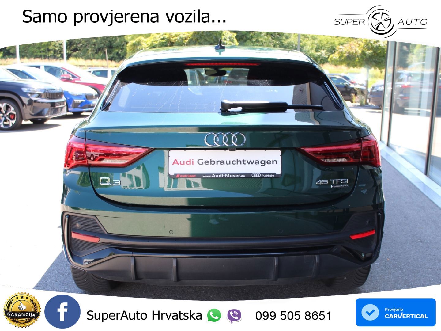 Audi Q3 II Sportback 45 TFSI (245 KS) quattro S tronic S line