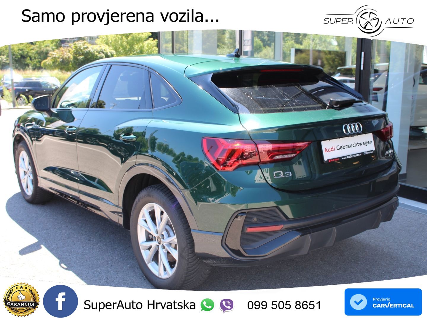 Audi Q3 II Sportback 45 TFSI (245 KS) quattro S tronic S line
