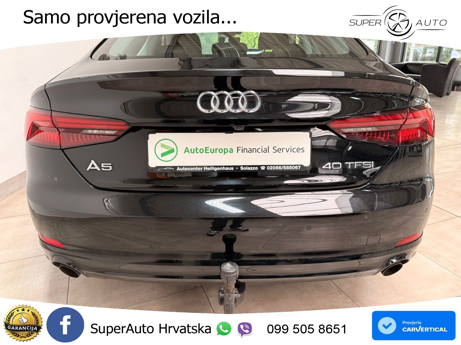 Audi A5 Sportback 40 TFSI (190 KS) S tronic