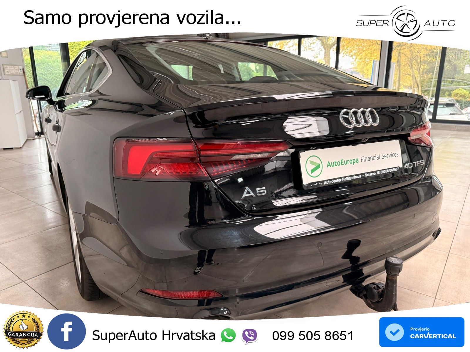 Audi A5 Sportback 40 TFSI (190 KS) S tronic