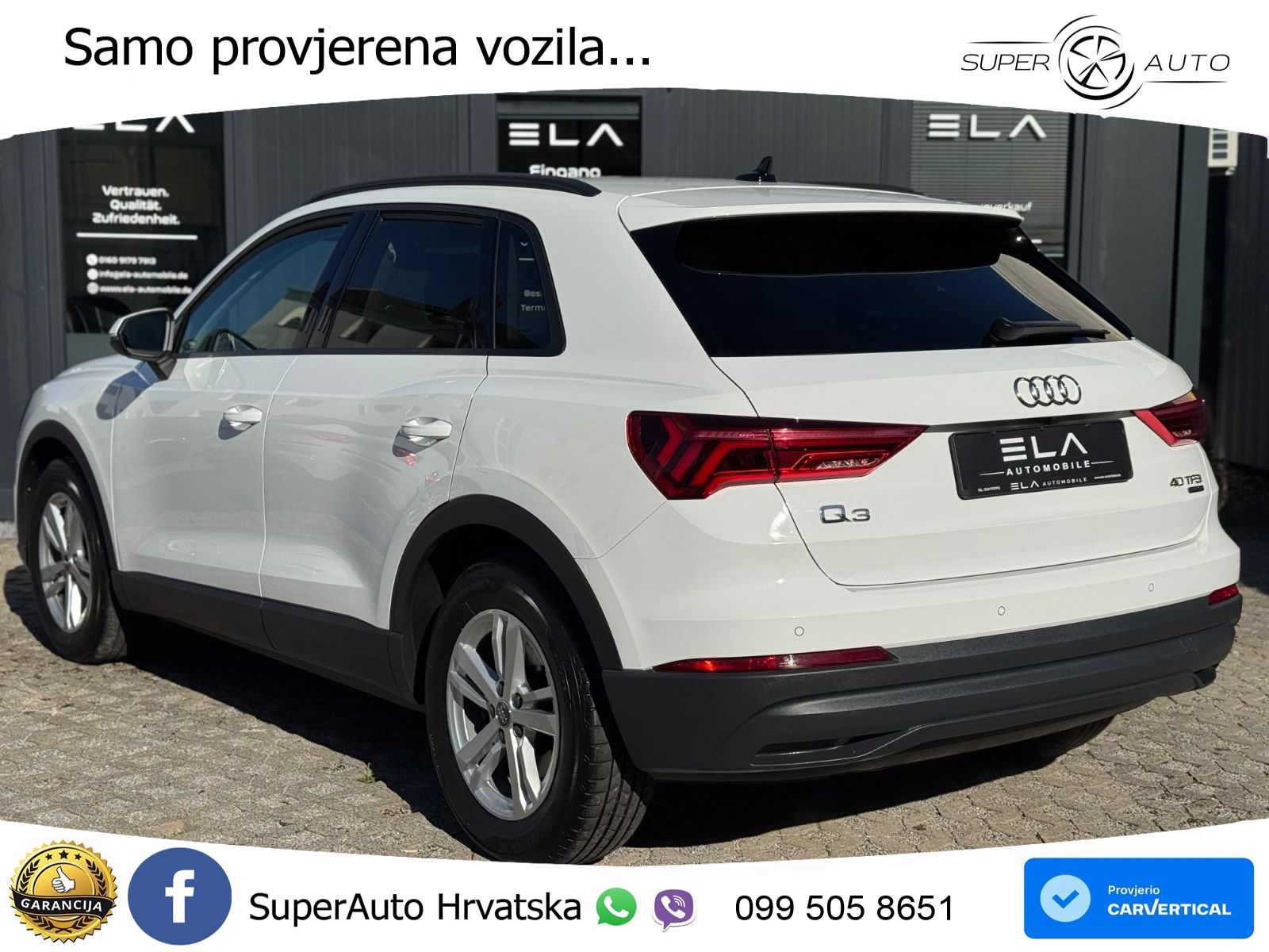 Audi Q3 40 TFSI (190 KS) quattro S tronic LED+GR SJED+ACC