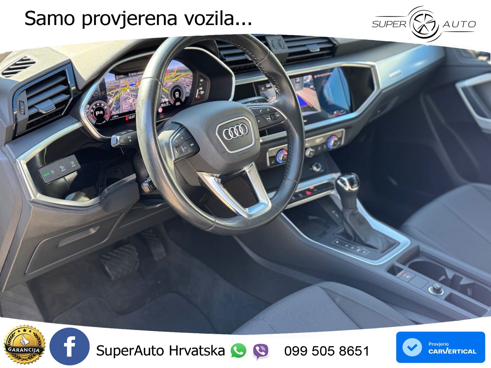 Audi Q3 40 TFSI (190 KS) quattro S tronic LED+GR SJED+ACC