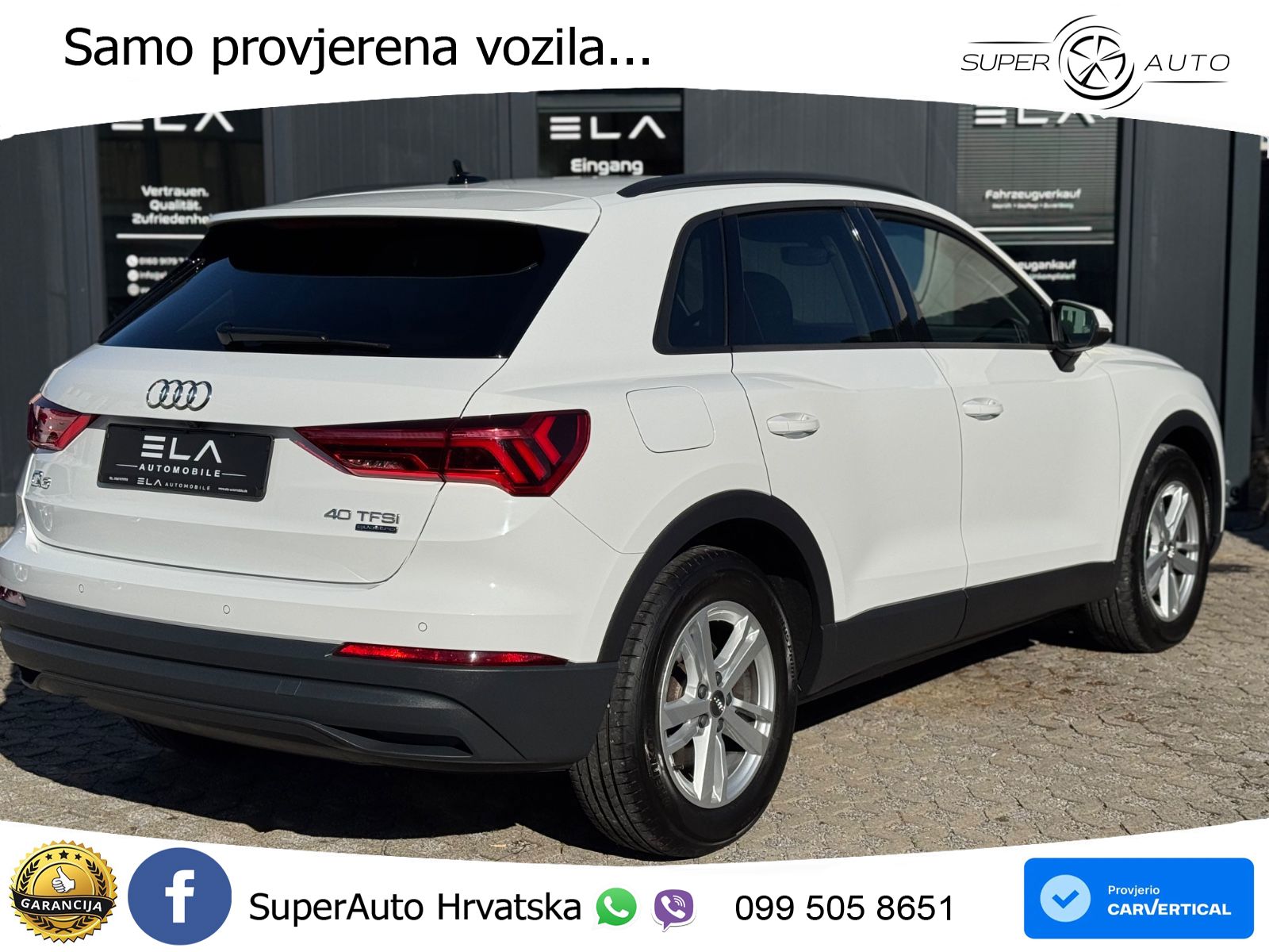 Audi Q3 40 TFSI (190 KS) quattro S tronic LED+GR SJED+ACC