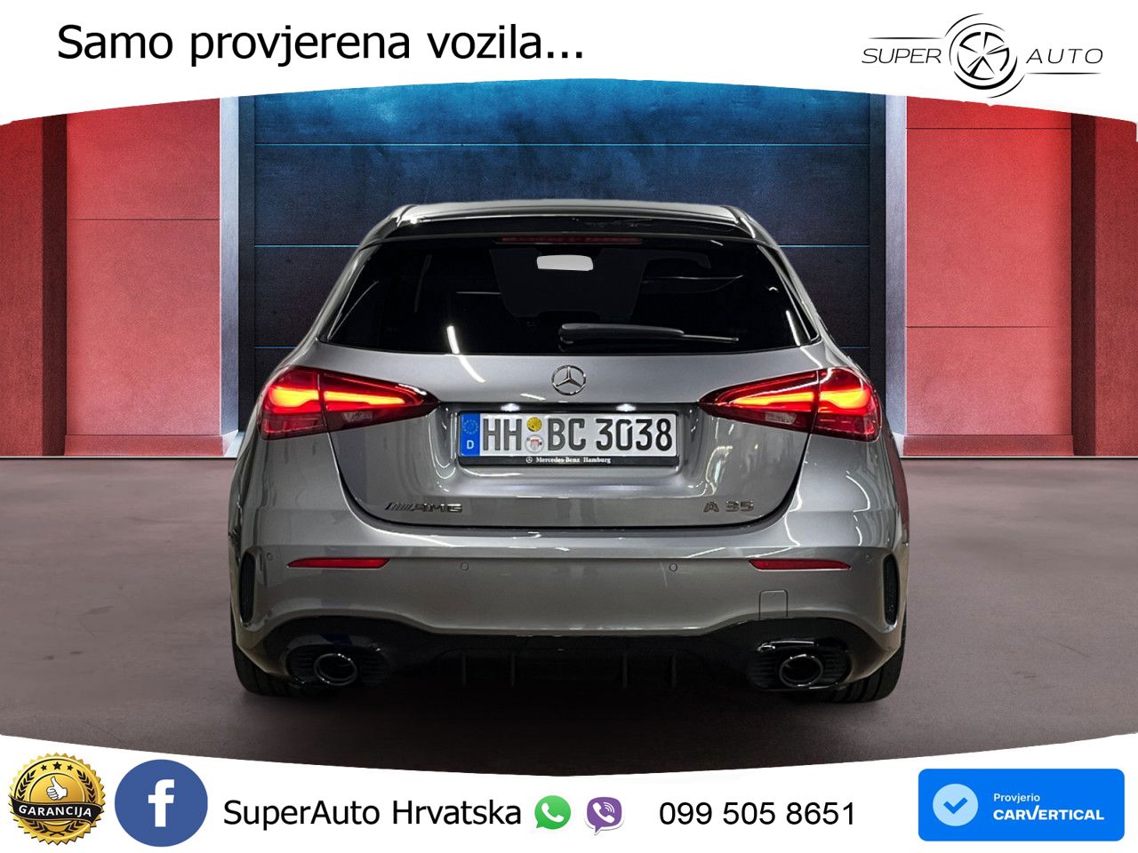 Mercedes-Benz AMG A 35 4MATIC AMG SPEEDSHIFT DCT ACC+GR SJED+360+PANO
