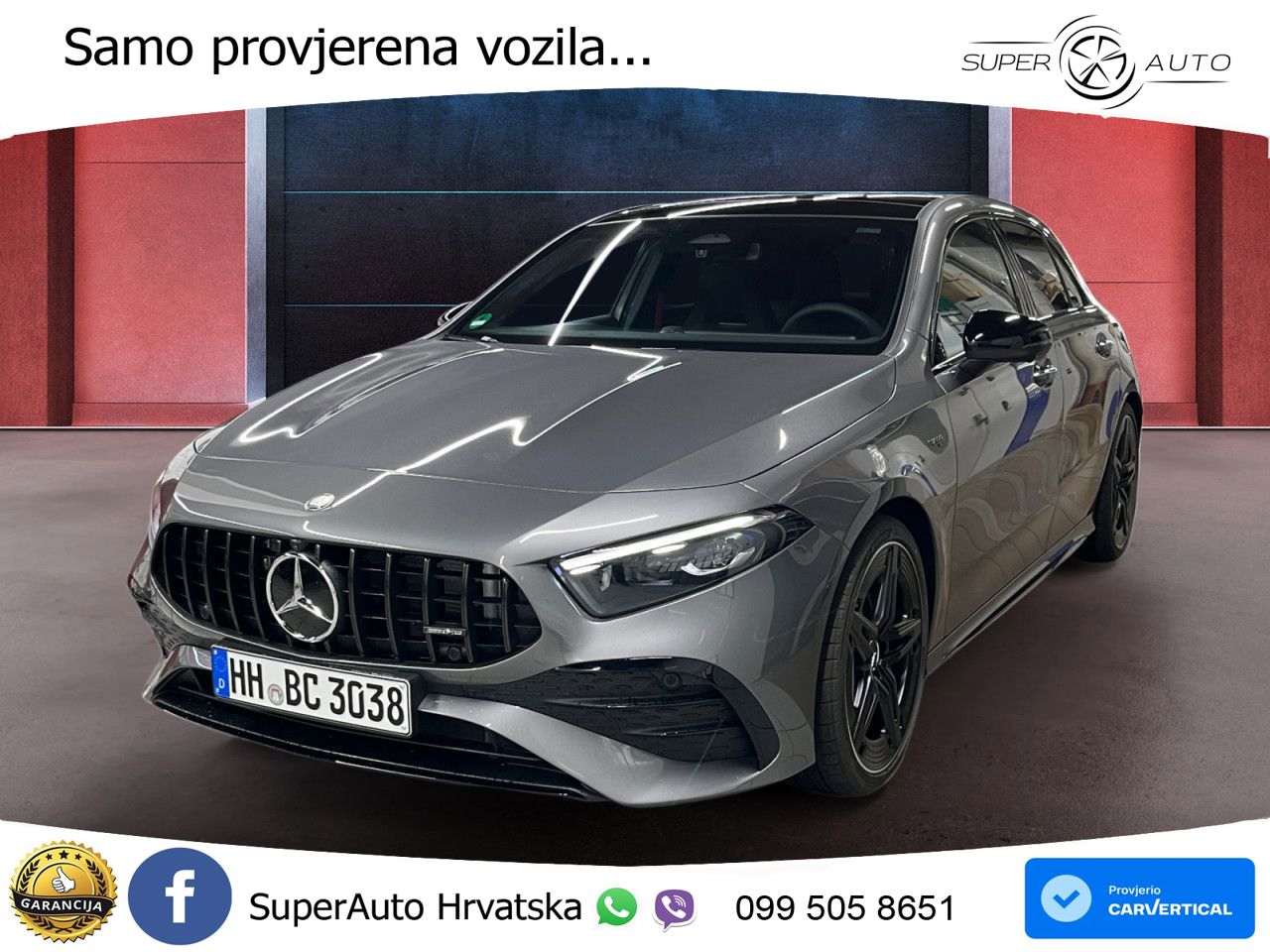 Mercedes-Benz AMG A 35 4MATIC AMG SPEEDSHIFT DCT ACC+GR SJED+360+PANO