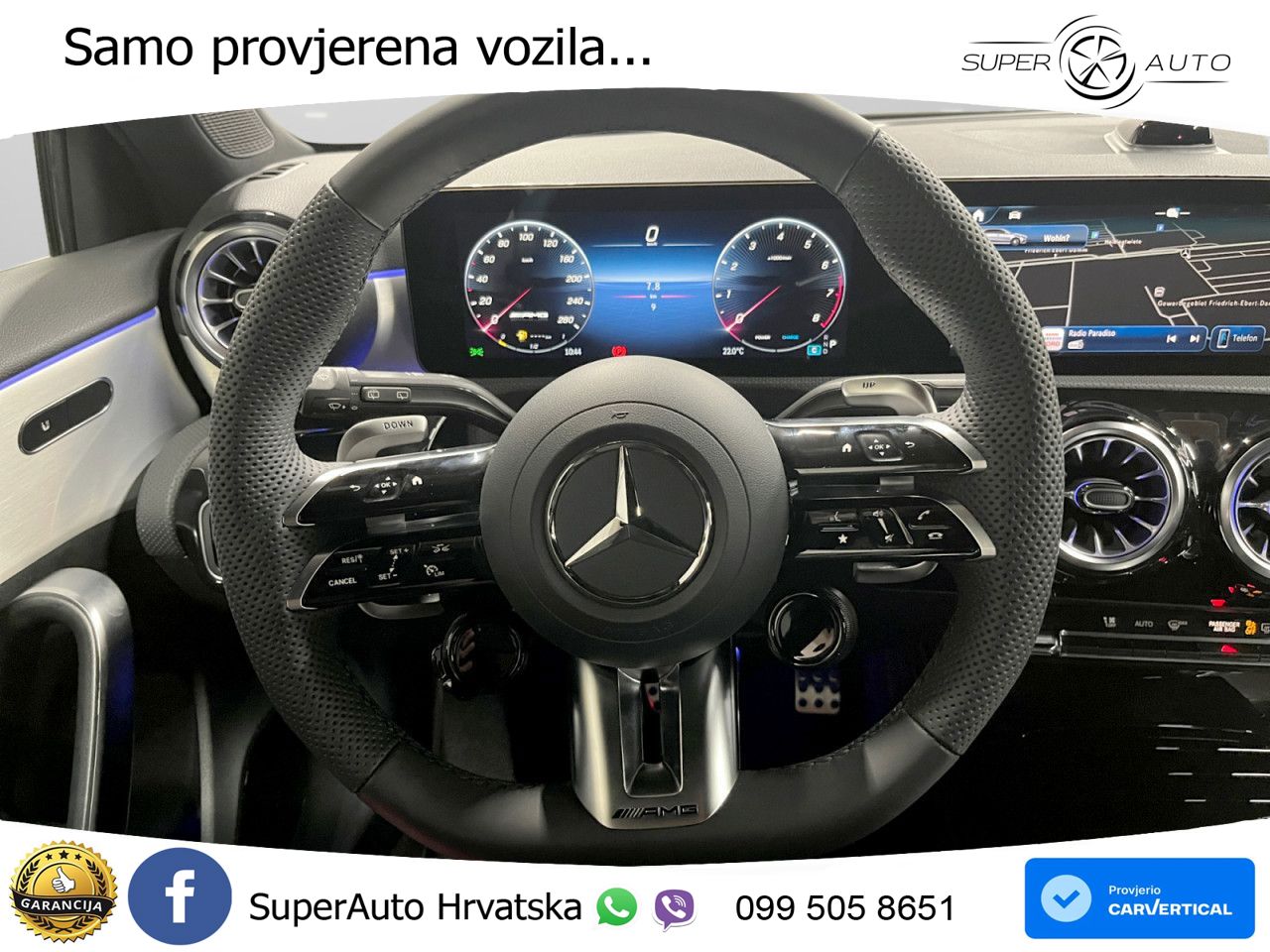 Mercedes-Benz AMG A 35 4MATIC AMG SPEEDSHIFT DCT ACC+GR SJED+360+PANO