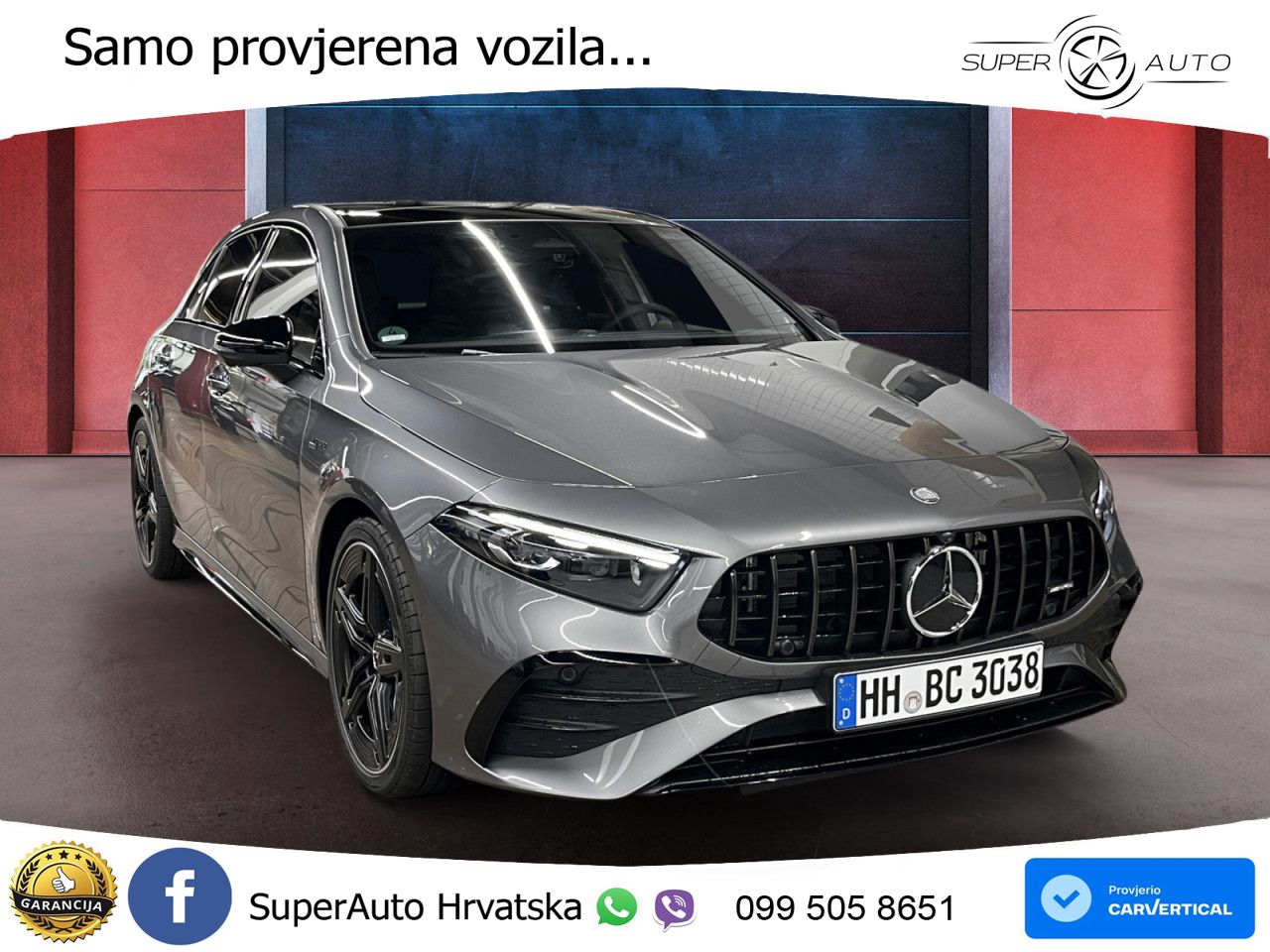 Mercedes-Benz AMG A 35 4MATIC AMG SPEEDSHIFT DCT ACC+GR SJED+360+PANO