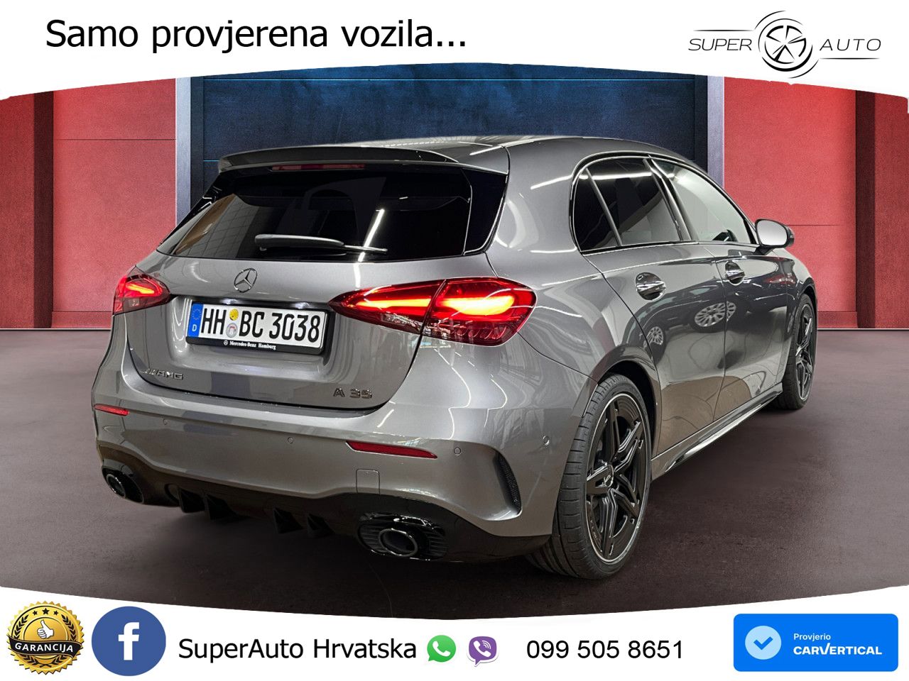 Mercedes-Benz AMG A 35 4MATIC AMG SPEEDSHIFT DCT ACC+GR SJED+360+PANO
