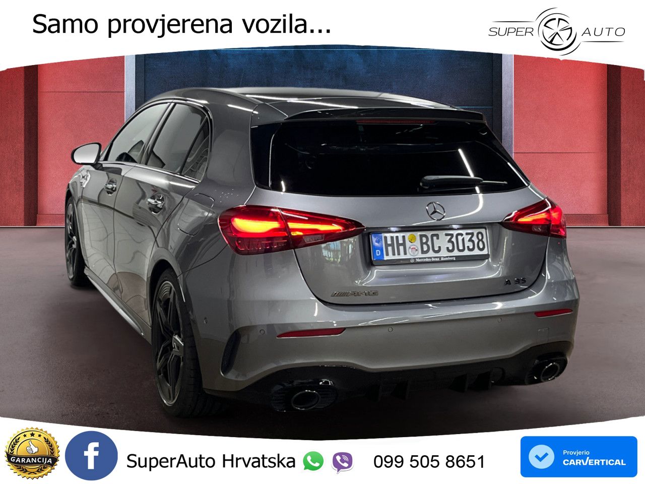Mercedes-Benz AMG A 35 4MATIC AMG SPEEDSHIFT DCT ACC+GR SJED+360+PANO