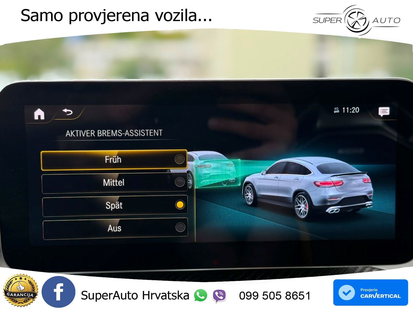 Mercedes GLC Coupe AMG 63 S V8 (510 KS) 4MATIC+ MCT ZRAČNI+ACC+4xGR SJED+KAM
