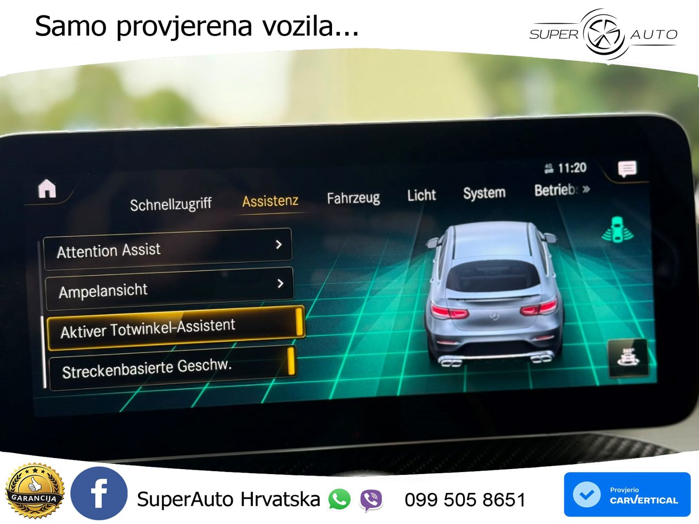 Mercedes GLC Coupe AMG 63 S V8 (510 KS) 4MATIC+ MCT ZRAČNI+ACC+4xGR SJED+KAM