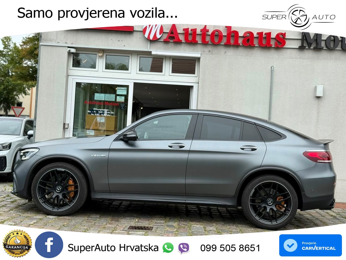 Mercedes GLC Coupe AMG 63 S V8 (510 KS) 4MATIC+ MCT ZRAČNI+ACC+4xGR SJED+KAM