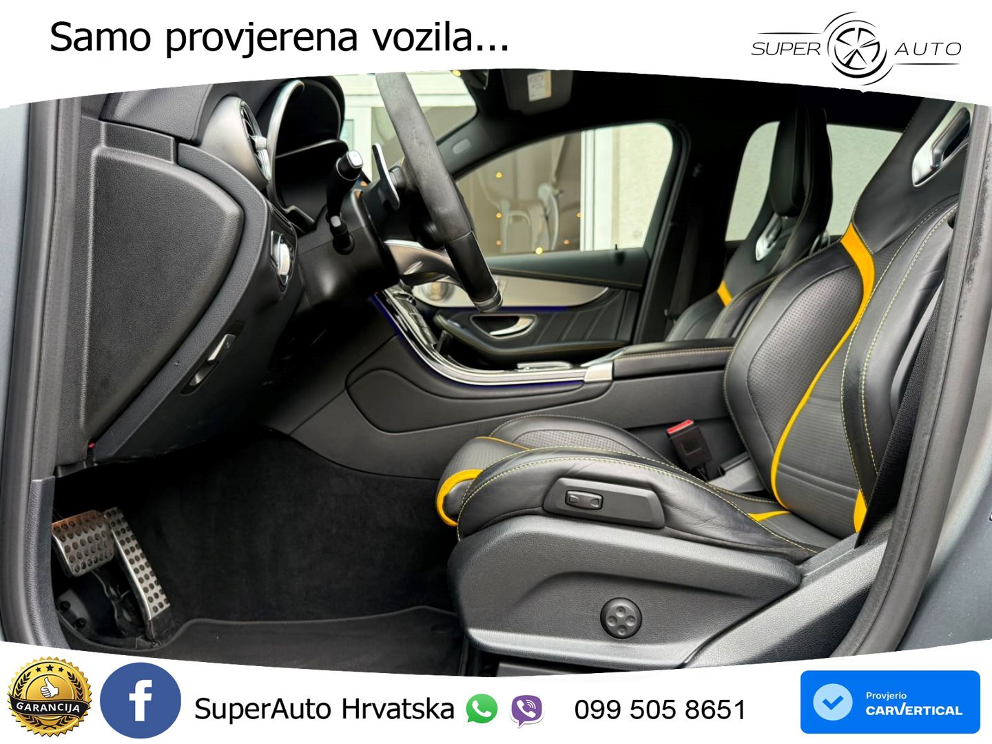Mercedes GLC Coupe AMG 63 S V8 (510 KS) 4MATIC+ MCT ZRAČNI+ACC+4xGR SJED+KAM