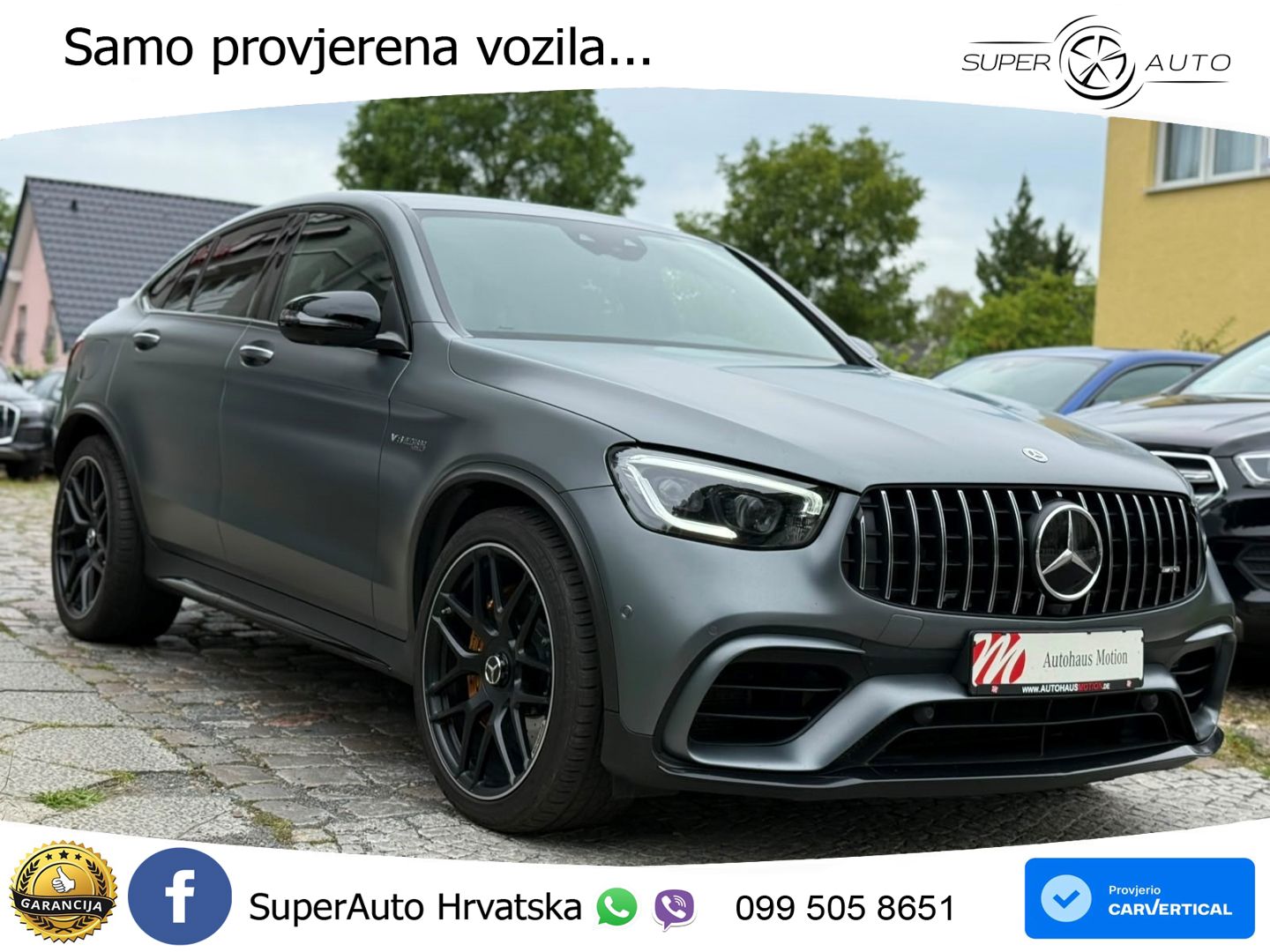 Mercedes GLC Coupe AMG 63 S V8 (510 KS) 4MATIC+ MCT ZRAČNI+ACC+4xGR SJED+KAM